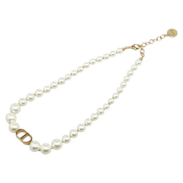ディオール 30 MONTAIGNE レジンパール チョーカー ネックレス 