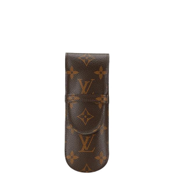 ルイ ヴィトン モノグラム エテュイ スティロ ペンケース M62990 ブラウン PVC レザー レディース LOUIS VUITTON 【中古】 LOUIS VUITTON（ルイ・ヴィトン） ルイ ヴィトン モノグラム エテュイ