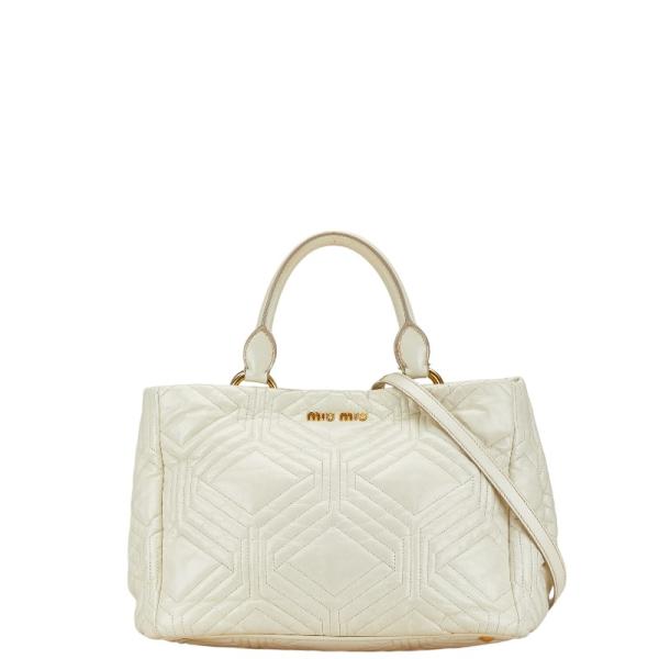 【美品】MIUMIU ハンドバッグ ショルダーバッグ 2way 正規品 ☆美品☆miu miu 2wayショルダーバッグ miu 送料無料 本物 美品 miumiu