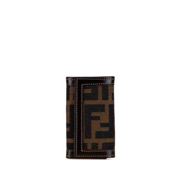 FENDI フェンディ ズッカ 6連 キーケース ブラウン キャンバス