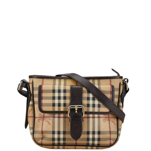 BURBERRY ノバチェック シャドーホース ショルダーバッグ 箱付き BURBERRY（バーバリー） ノバチェック シャドーホース 斜め掛け