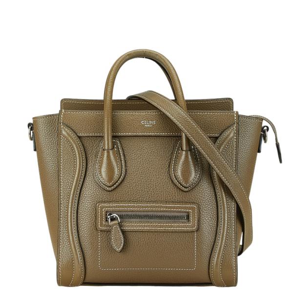 CELINE セリーヌ ラゲージ ナノショッパー ハンドバッグ