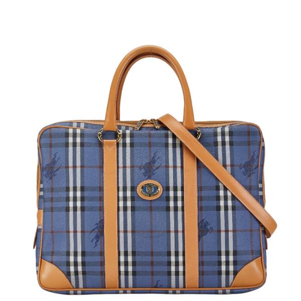 ◆Burberry ナチュラルラフィア&レザーハンドバッグ ラフィア Burberry(バーバリー) バッグ・カバン(レディース