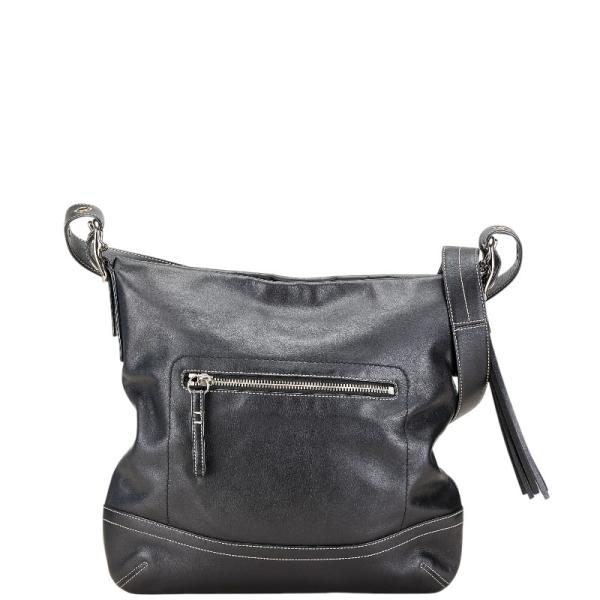 コーチ フリンジ 斜め掛け ショルダーバッグ F01414 レザー レディース COACH 【1-0175661】 COACH（コーチ） フリンジ 斜め掛け ショルダーバッグ F01414 ブラック