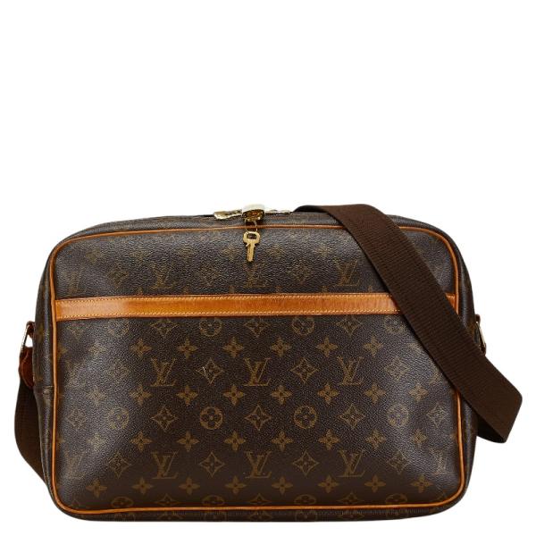 LOUIS VUITTON ルイヴィトン ショルダーバッグ モノグラム リポーターGM 斜め掛け かばん 鞄 ブラウン M45252    ゴールド金具 レディース 送料無料【中古品】 LOUIS VUITTON（ルイ・ヴィトン） リポーターPM モノグラム ショルダー
