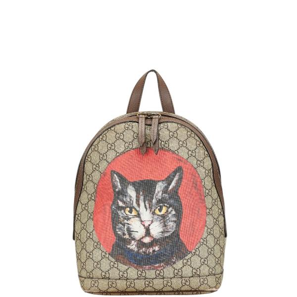 GUCCI（グッチ） GGスプリーム ミスティックキャット リュック バック