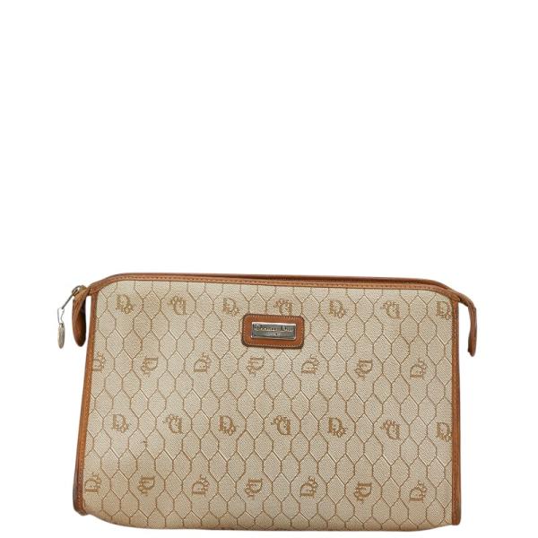 DIOR ディオール　ベルト　ハニカム柄　金具　ロゴ　PVCレザー　ベージュ DIOR ディオール ベルト ハニカム柄 金具 ロゴ PVCレザー ベージュ