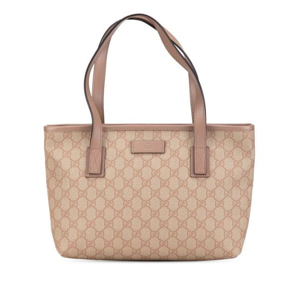 GUCCI（グッチ） GGスプリーム トートバッグ 211138 ピンク ベージュ