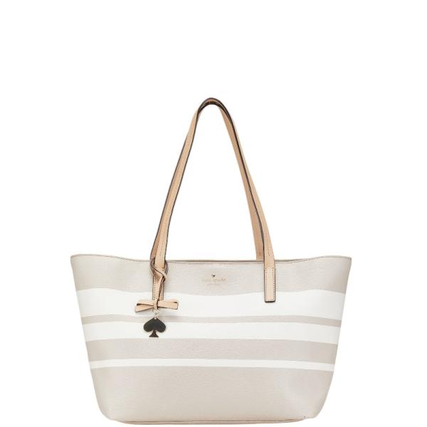 kate spade ベージュ ホワイト トートバッグ kate spade NEW YORK（ケイト・スペード ニューヨーク） ケイト