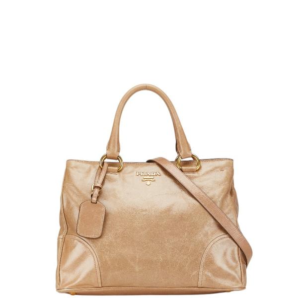 PRADA ベージュ　ショルダーバッグ　ハンドバッグ 2way 美品 ginzaparis2_1-0194103