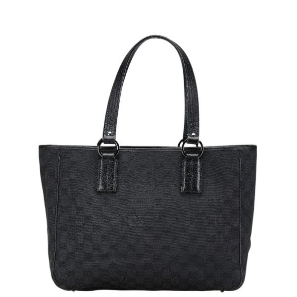 GUCCI グッチ GGキャンバス トートバッグ 黒 GUCCI（グッチ） GGキャンバス トートバッグ ショルダーバッグ 113017