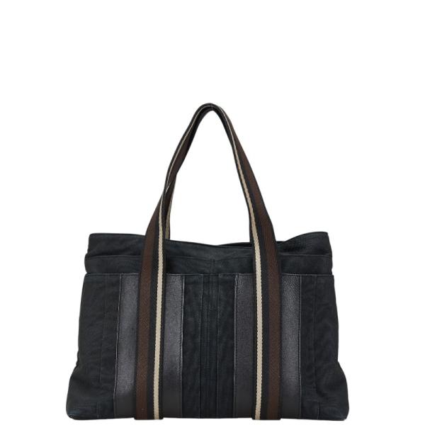 エルメス トロカホリゾンタルMM ハンドバッグ ブラック