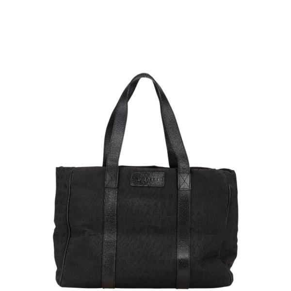 BVLGARI（ブルガリ） ロゴマニア トートバッグ ハンドバッグ ブラック