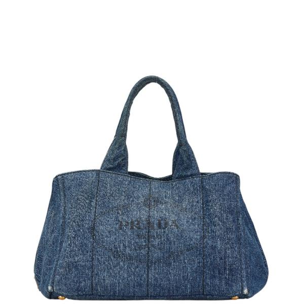 PRADA（プラダ） カナパ 三角ロゴプレート トートバッグ ハンドバッグ 