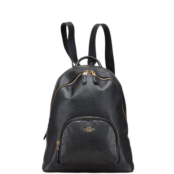 COACH コーチ リュック バックパック 93836 ブラック レザー