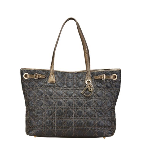 美品 名作 Dior パナレア トートバッグ カナージュ ディオール レディディオール カナージュ パナレア トートバッグ