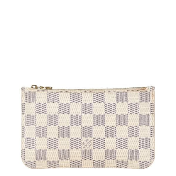 LOUIS VUITTON コスメティック化粧ポーチ ダミエアズール ホワイト LOUIS VUITTON（ルイ・ヴィトン） ルイ ヴィトン ダミエ アズール
