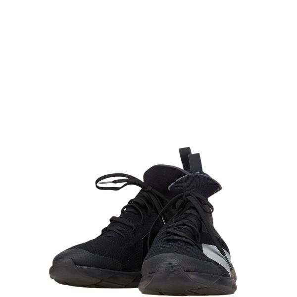 ディオール オム ロゴ レースアップ ハイカットスニーカー ソックススニーカー サイズ:43 19EDC ブラック DIOR HOMME 【中古】 Dior HOMME ディオール オム ロゴ レースアップ ハイカットスニーカー