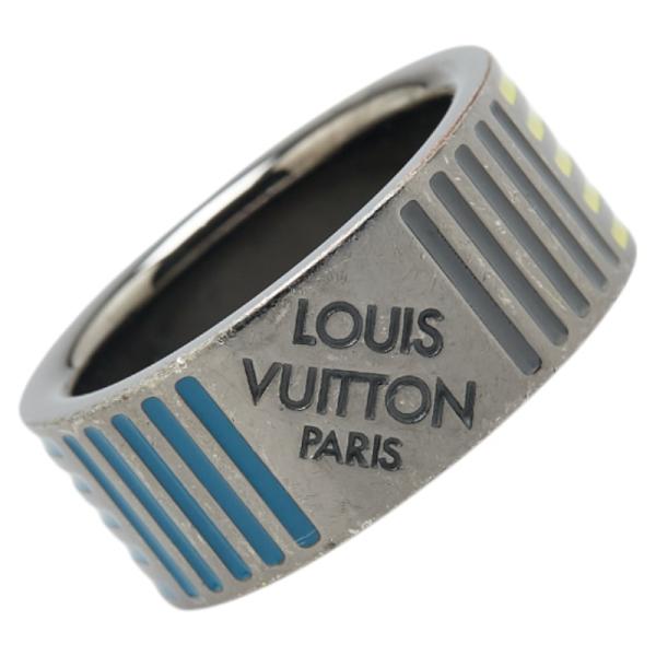 ルイヴィトン MP2228 リング・指輪 シルバー  LOUIS VUITTON バーグダミエカラーズ 19号 LOUIS VUITTON（ルイ・ヴィトン） ルイ ヴィトン バーグ ダミエ