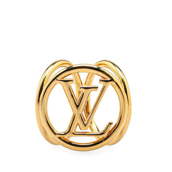 Y2167 美品 ルイヴィトン ビジュー フラール ルイーズ スカーフリング LOUIS VUITTON（ルイ・ヴィトン） ルイ ヴィトン ビジュー フラール