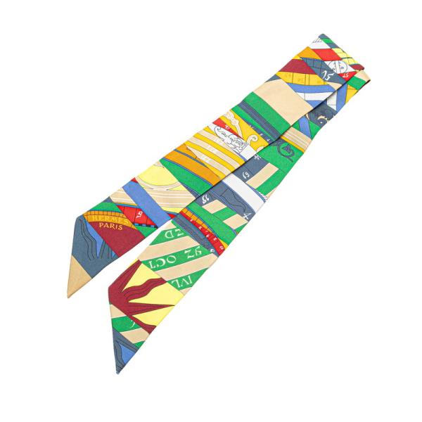 エルメス ツイリー バンダナ Astrologie Nouvelle 新たなる占星術 スカーフ マルチカラー シルク レディース HERMES 【中古】 HERMES（エルメス） ツイリー バンダナ Astrologie Nouvelle 新たなる