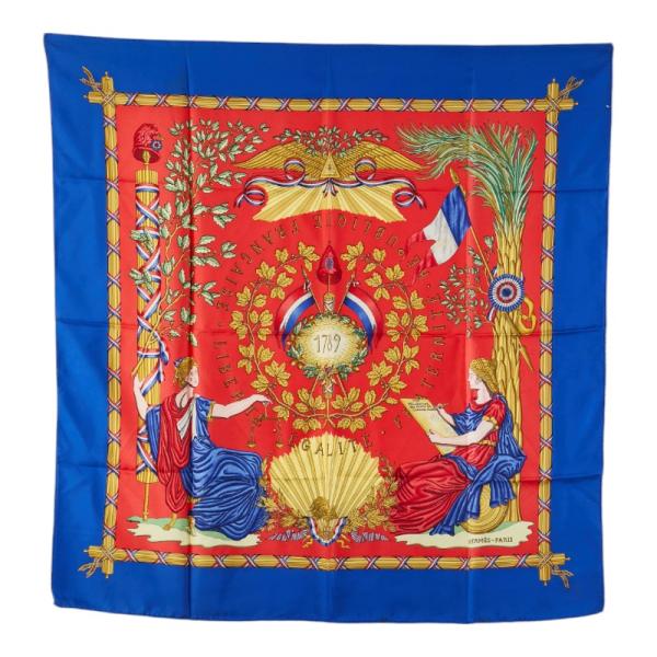 HERMES エルメス カレ90 1789年フランス革命を記念して スカーフ HERMES エルメス カレ90 1789年フランス革命を記念して スカーフ