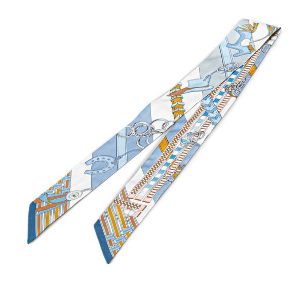 HERMES（エルメス） ツイリー Brides et Gris Gris 馬勒とチャーム