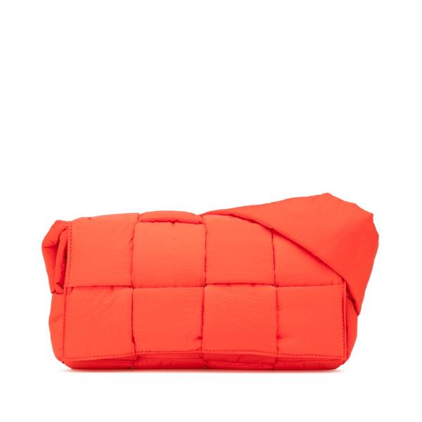 BOTTEGA VENETA ボッテガヴェネタ ナイロン ボディバッグ レッド ボッテガヴェネタ パデッド テック カセット 斜め掛け ショルダー