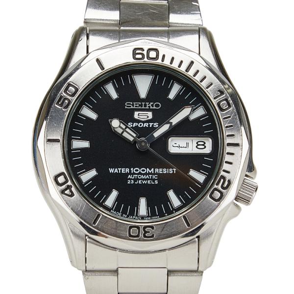 SEIKO 5スポーツ 自動巻き時計 23石 7S36-00L0 白文字盤 SEIKO 5スポーツ 自動巻き時計 23石 7S36-00L0 白文字盤 SEIKO 5