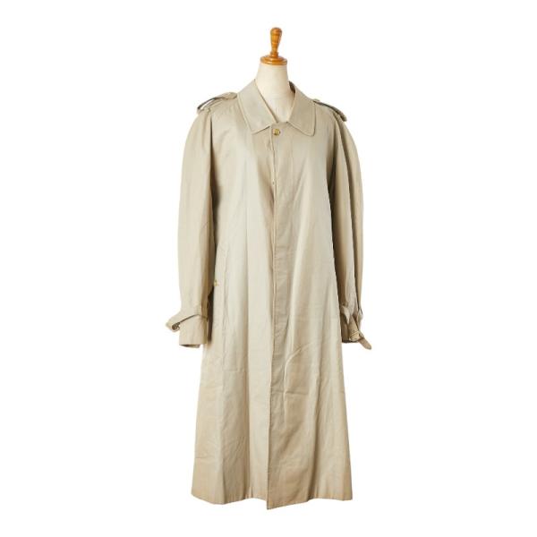 【美品】バーバリー ロンドン ステンカラーコート ノバチェック メンズ ベージュ 中古・古着通販】BURBERRY LONDON (バーバリーロンドン