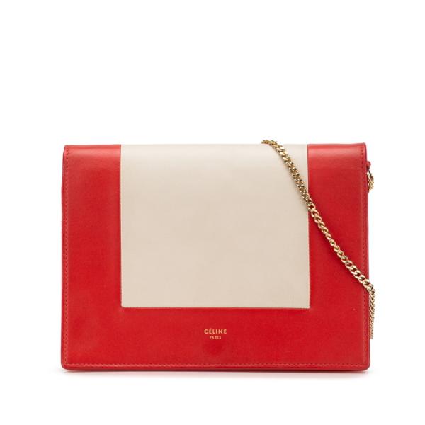 美品 セリーヌ チェーンウォレット フレームイブニング 2way ショルダー CELINE - 美品 セリーヌ チェーンウォレット フレームイブニング 2way