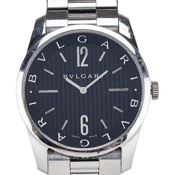 BVLGARI ブルガリ ソロテンポ 腕時計 ST42S クオーツ ブラック