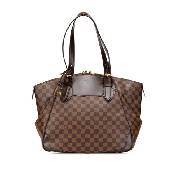 ルイ ヴィトン ダミエ ヴェローナGM ハンドバッグ N41119 ブラウン PVC レザー レディース LOUIS VUITTON 【中古】 LOUIS VUITTON（ルイ・ヴィトン） ルイ ヴィトン ダミエ ヴェローナGM