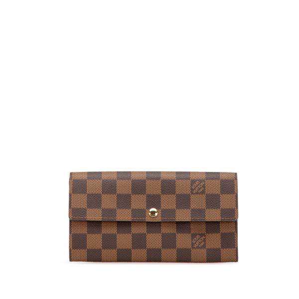ルイヴィトン ダミエ 長財布 ポルトフォイユ サラ ブラウン N61734 LOUIS VUITTON（ルイ・ヴィトン） ルイ ヴィトン ダミエ