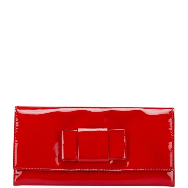 miumiu ミュウミュウ ビジュー リボン エナメル ラウンド 長財布 中古 楽天市場】ミュウミュウ 長財布 ラウンドファスナー リボン