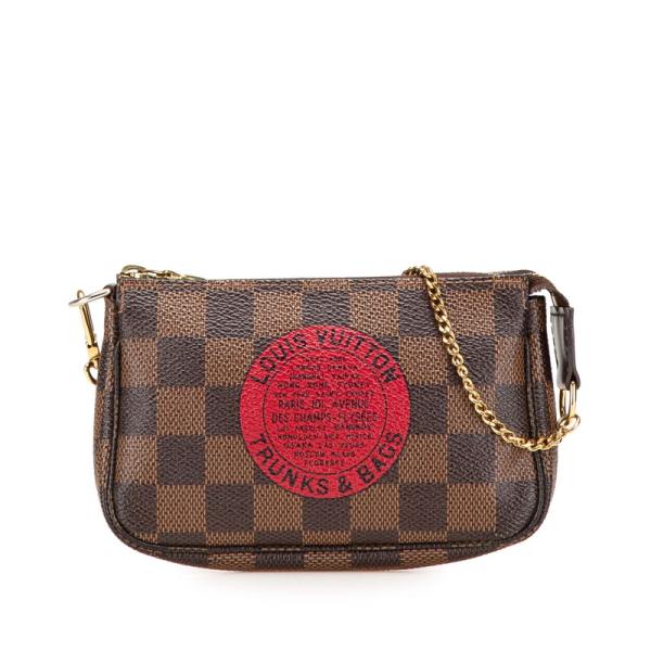 ルイヴィトンN58011 T&B ダミエ アクセソワール ポーチ LOUIS VUITTON ルイ ヴィトン ダミエ ミニポシェット アクセ