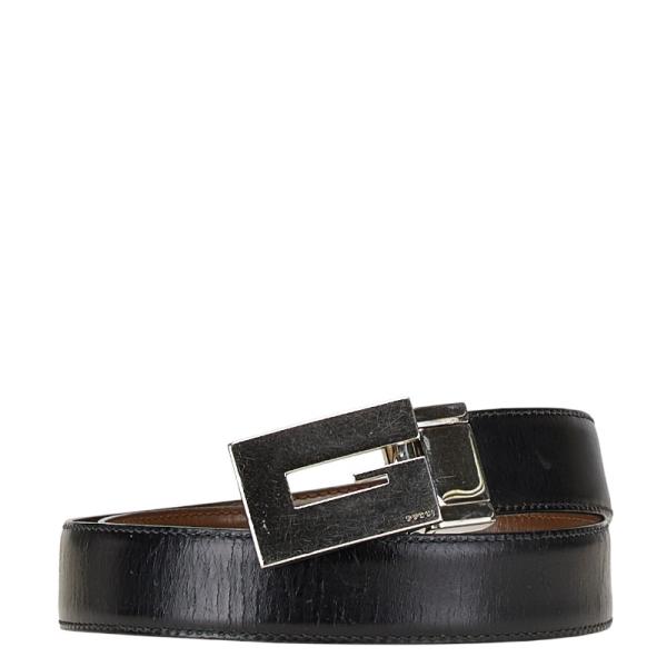 GUCCI グッチ Gバックル リバーシブル ベルト ブラック ブラウン