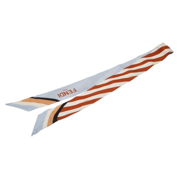 FENDI フェンディ ラッピー ロゴ スカーフ マルチカラー シルク