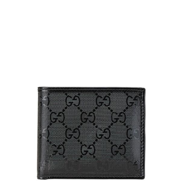 GUCCI（グッチ） GGインプリメ 札入れ 224123 ブラック PVC レディース