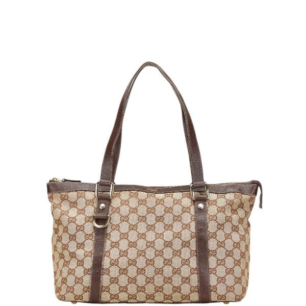 GUCCI ベージュ ショルダー トート　バッグ キャンバス。 楽天市場】【バッグ】GUCCI グッチ GGキャンバス トートバッグ