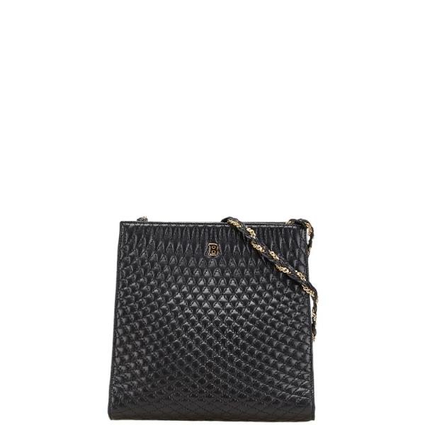Bally（バリー） キルティング Bロゴ チェーン ショルダーバッグ