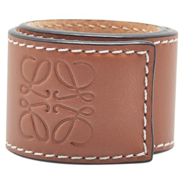 LOEWE（ロエベ） アナグラム スモールスラップ ブレスレット タン