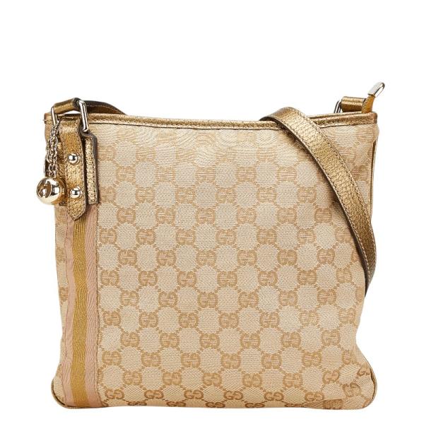 GUCCI（グッチ） GGキャンバス シェリー 斜め掛け ショルダーバッグ