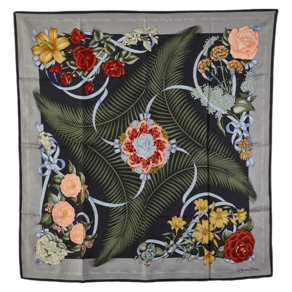 HERMES エルメス カレ90 Fleurs de L'Opera オペラの花 スカーフ