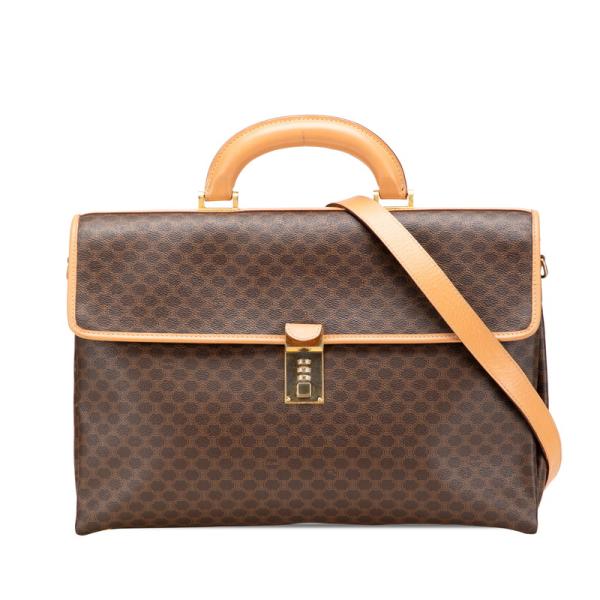 CELINE マカダム柄 PVC×レザー ビジネスバッグ ブリーフケース 楽天市場】【バッグ】CELINE セリーヌ マカダム ブリーフケース