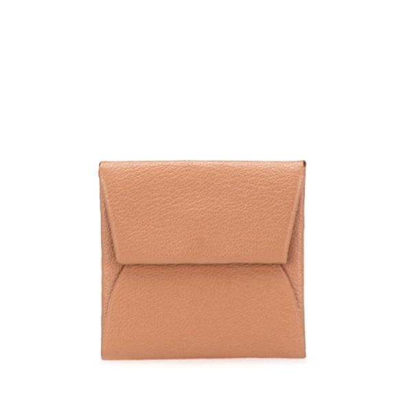 HERMES エルメス バスティア コインケース 小銭入れ ブラウン ヴォー  