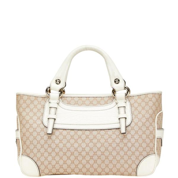 CELINE（セリーヌ） マカダム ブギーバッグ ハンドバッグ ベージュ
