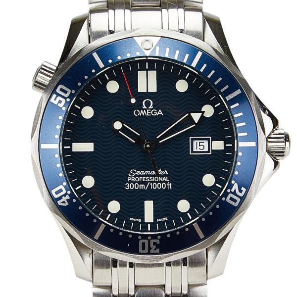 【OMEGA/オメガ】 2541.80  シーマスター プロフェッショナル 300m 腕時計 ステンレススチール クオーツ 紺文字盤 メンズ【中古】【真子質店】【GD】【TxIMa】 OMEGA（オメガ） シーマスター300 プロフェッショナル 腕時計 2541.80