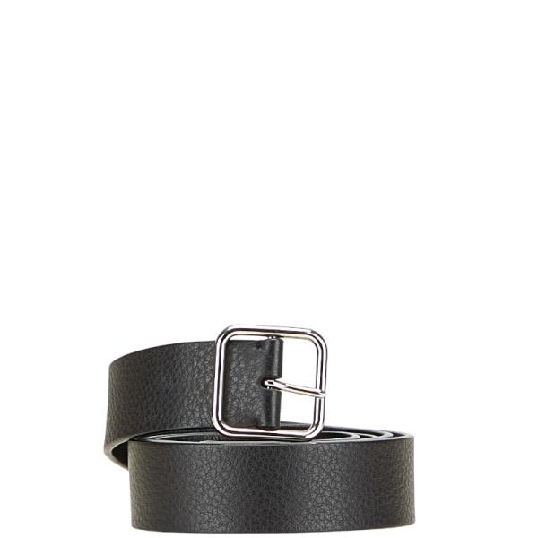 バレンシアガ エブリデイ ベルト サイズ：95 518417 ブラック レザー  