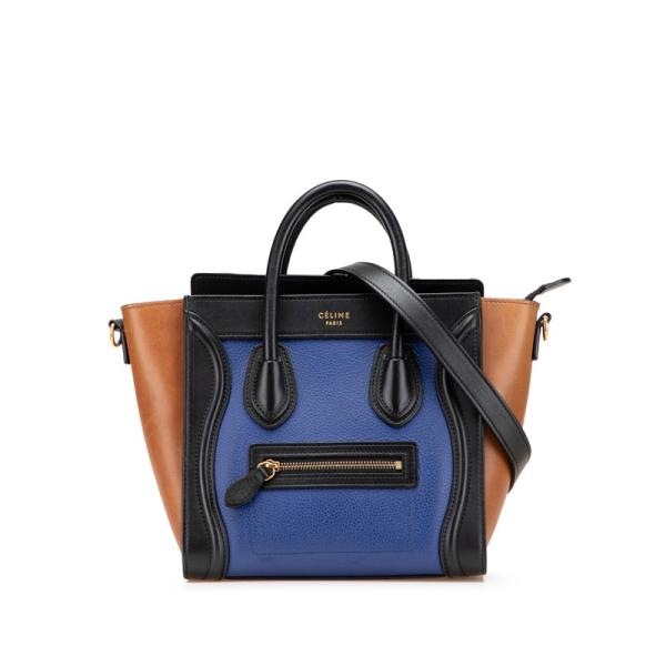 【美品】CELINE ラゲージナノショルダー セリーヌ ラゲージ ナノショッパー ハンドバッグ ショルダーバッグ